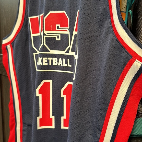 Karl Malone USA Basketball Mitchell & Ness Home 1992 Dream Team Authentic Jersey - Picture 3 of 6